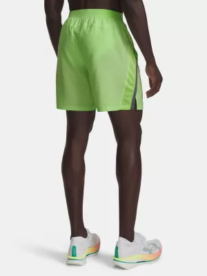 Pantaloni scurți pentru bărbați UNDER ARMOUR LAUNCH 7'' SHORTS 1382620-712 VERDE