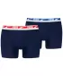 Boxeri pentru bărbați PUMA MEN EVERYDAY MULTI LOGO BOXER 2P 93832503 COMBO BLEUMARIN
