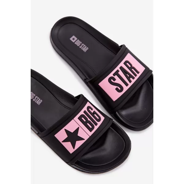  Papuci copii BIG STAR SHOES TT374A004 NEGRU/ROZ 