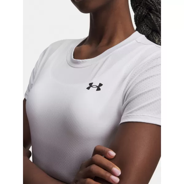  Tricou pentru femei UNDER ARMOUR TECH MESH SS 6009990-100 ALB 