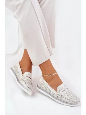 Mocasini de dama EVENTO 25PB02-9039 ARGINT
