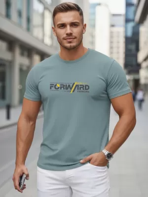 Tricou pentru bărbați DSTREET NX0145R-SB ALBASTRU