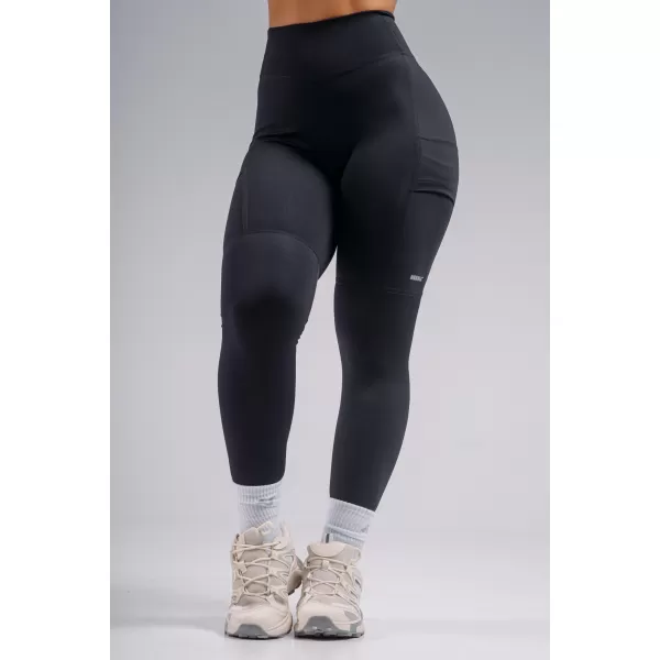  Leggings modelați cu talie înaltă, cu buzunare NEBBIA PRIMAL 851 NEGRU 