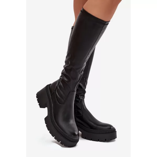  Cizme de dama BOTO 9671A NEGRU 