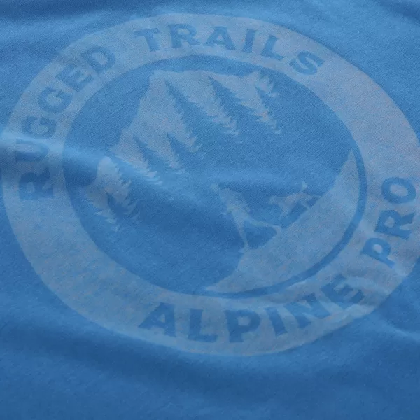  Tricou pentru bărbați ALPINE PRO TERMES 4 VALLARTA ALBASTRU VARIANTA PA 