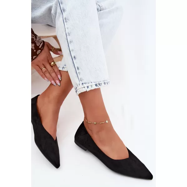  Balerini de dama BOTO JH597 NEGRU 