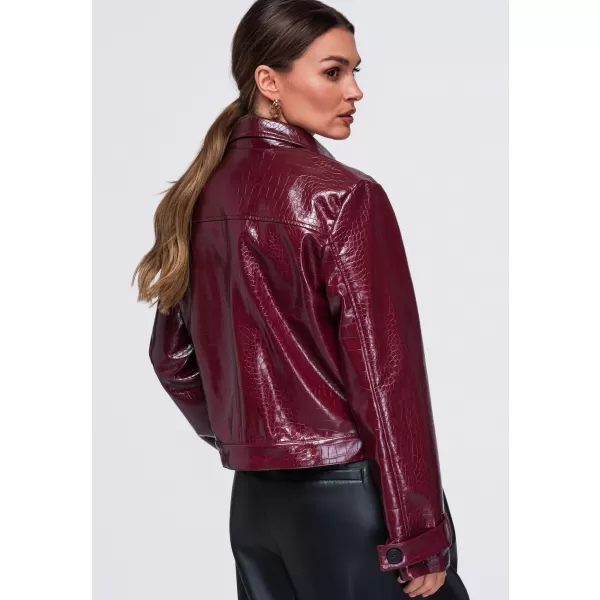  Geaca de dama OMBRE OW-JAFL-0145 BURGUNDIA 