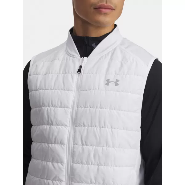  Vesta bărbătească UNDER ARMOUR LAUNCH INSULATED VEST 1380870-100 ALB 