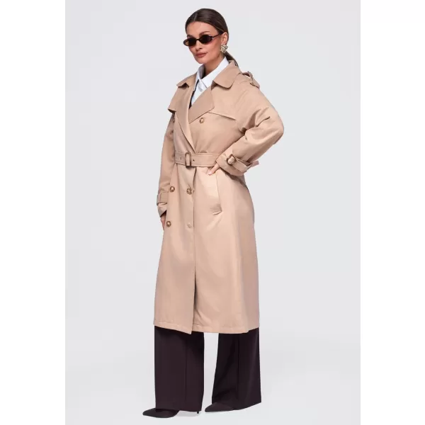  Palton de damă OMBRE OW-COLC-0121 BEJ 