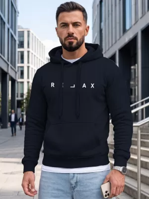 Hanorac pentru bărbați DSTREET NX0001BX-25-09 ALBASTRU ÎNCHIS