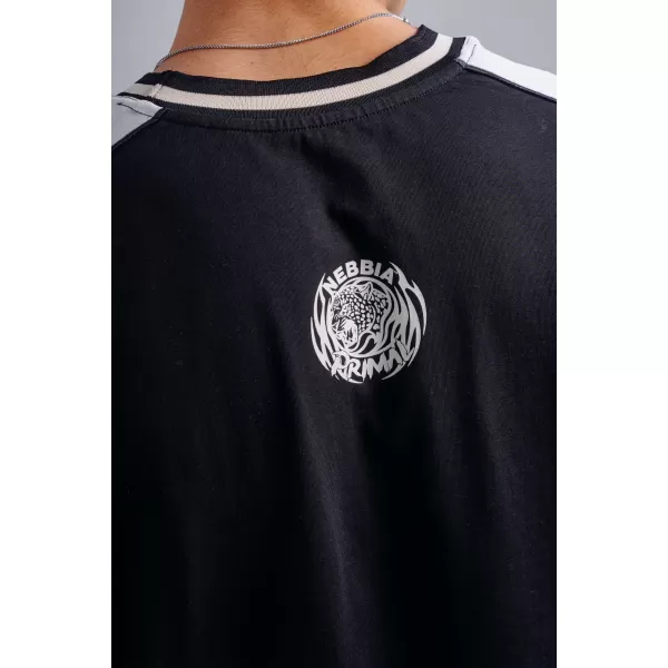  Tricou supradimensionat NEBBIA PRIMAL 869 NEGRU 