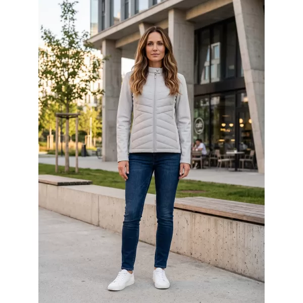  Jachetă hibridă pentru femei MALFINI PREMIUM CROSS 556 GRI ARGINTIU 