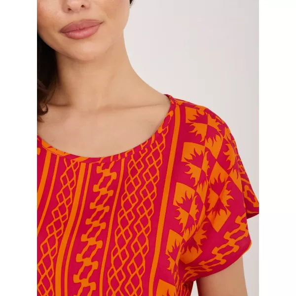  Tricou de damă SUBLEVEL D73771AG10978AA PORTOCALE 