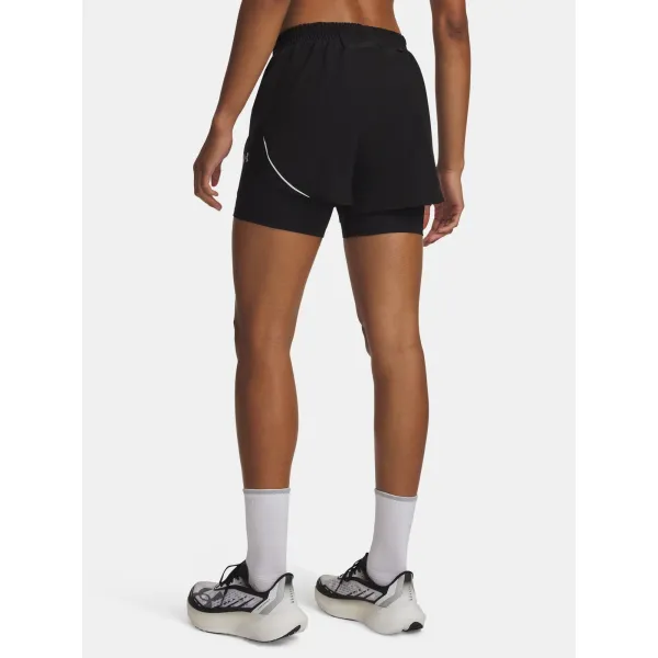  Pantaloni scurți de damă UNDER ARMOUR UA VELOCITI PRO 6IN 2N1 SHORT 6010885-008 NEGRU 