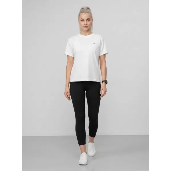  Tricou pentru femei 4F WMM00TTSHF3310 ALB 
