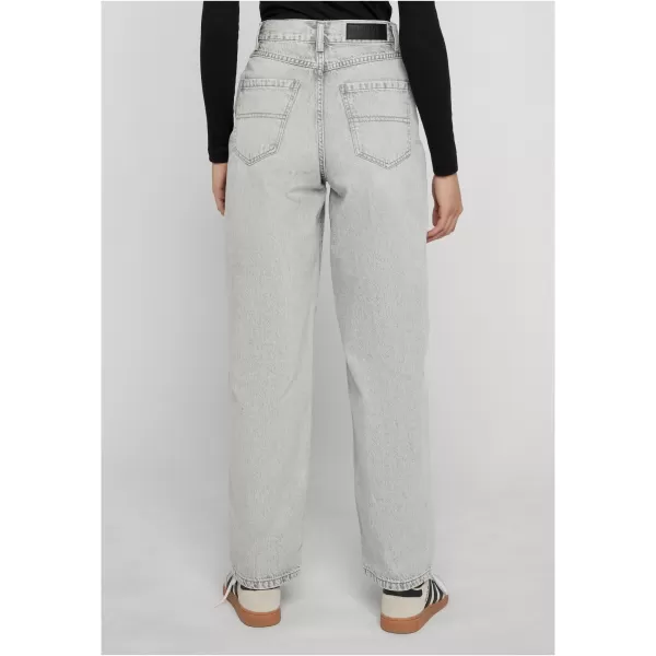  Pantaloni de dama URBAN CLASSICS TB4524 GRI ARGINTIU DESCHIS SPALAT 