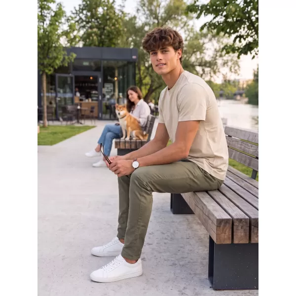  Tricou pentru bărbați ALTISPORT NP/ALMST20001 NISIP 