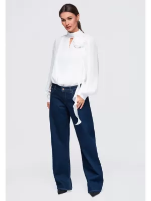 Bluza de dama OMBRE OW-TS-E0085 ALB