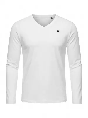 Tricou pentru bărbați OMBRE L172 ALB