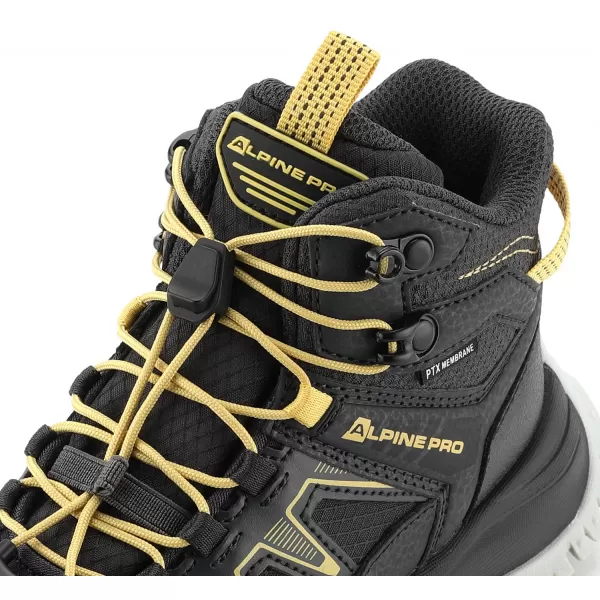  Pantofi de exterior pentru copii ALPINE PRO ATEGO GRI ÎNCHIS ADEVĂRAT 
