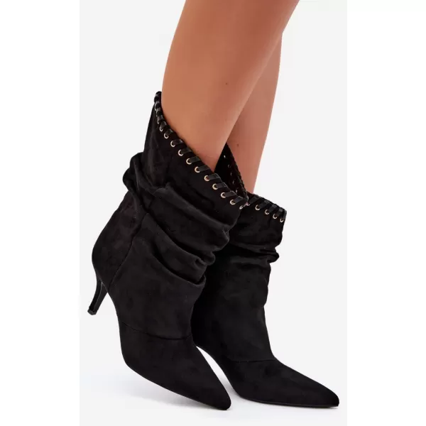  Botine de dama BOTO 2568A NEGRU 
