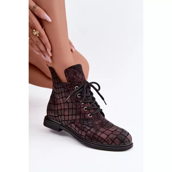  Pantofi de dama ARTIKER 55C1327 CIOCOLATA/NEGRU 