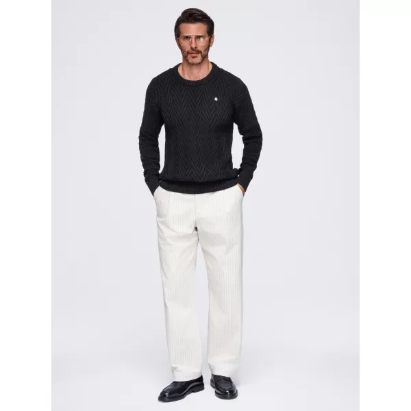  Pulover pentru bărbați OMBRE OM-SWSW-0190 NEGRU 