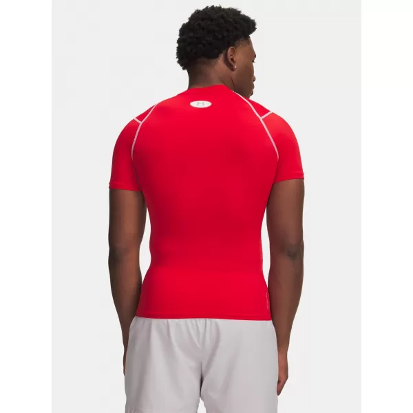  Tricou pentru bărbați UNDER ARMOUR UA HG ELITE COMP SS 6015382-600 ROŞU 