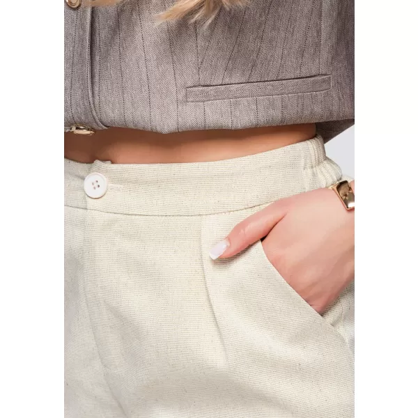  Pantaloni scurți de damă OMBRE OW-ST-E0010 BEJ 
