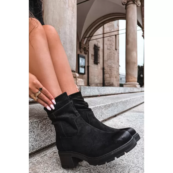  Botine de dama S.BARSKI HY62-8100 NEGRU 