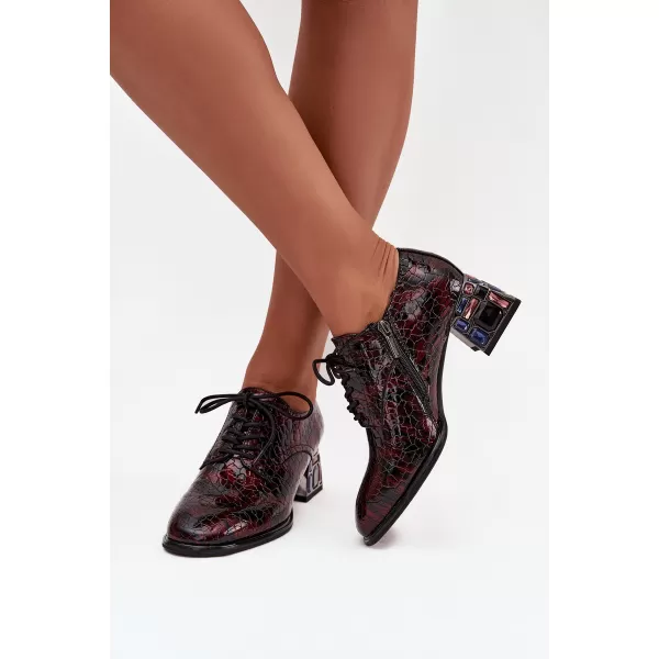 Botine de dama ARTIKER 57C0073 BORDO 
