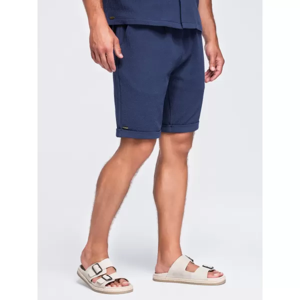  Pantaloni scurți pentru bărbați OMBRE OM-SRCS-0207 ALBASTRU MARIN 