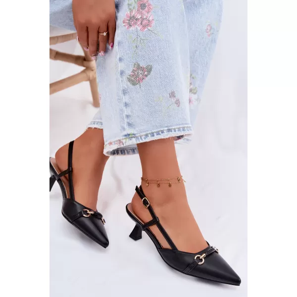  Sandale de dama BOTO H8-563/H8-520A NEGRU 