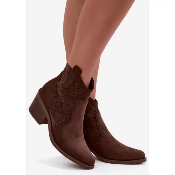  Pantofi de dama S.BARSKI HY62-8147 MARO 