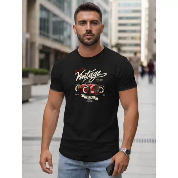  Tricou pentru bărbați DSTREET NX5094R-BK NEGRU 