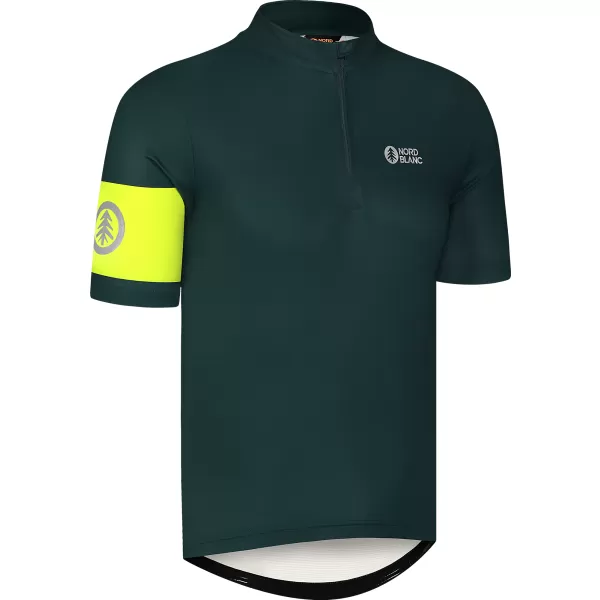  Tricou de ciclism pentru bărbați NORDBLANC CAMEL NBSMF8079 VERDE ÎNCHIS 