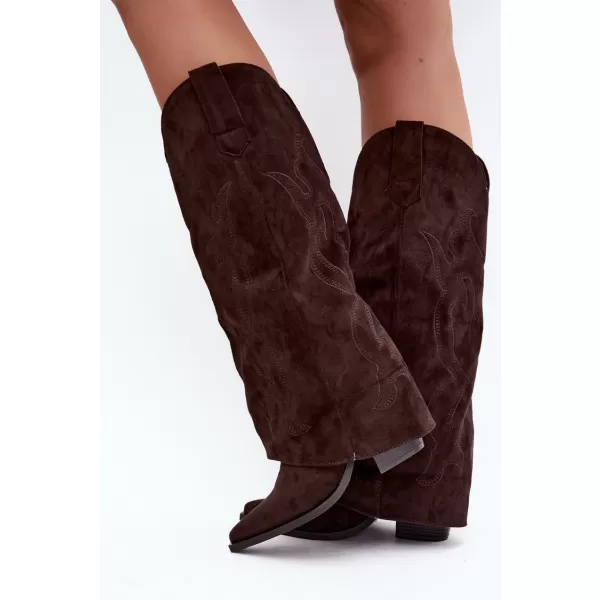 Cizme de cowboy dama BOTO 2588A MARO 