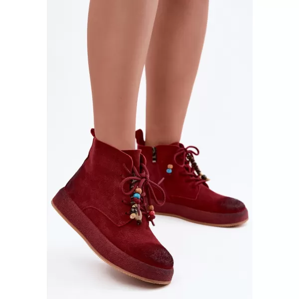  Botine de dama ARTIKER 59C1131 NUANȚE DE ROȘU 