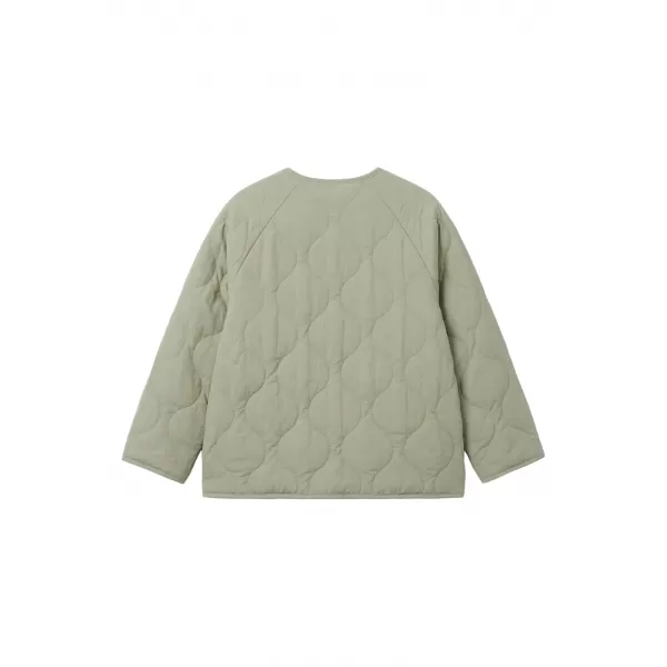  Jachetă matlasată pentru fetiță URBAN CLASSICS UCK7175-03259 SALVIA MOALE 