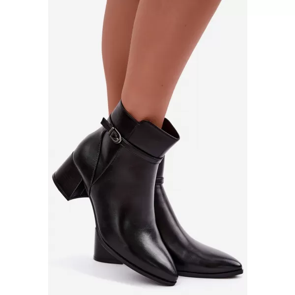  Botine de dama SERGIO LEONE BT-33 NEGRU 