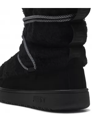 Pantofi de dama PUMA SNOWBAE SUEDE WNS 40217501 PUMA NEGRU/PLAT GRI ÎNCHIS