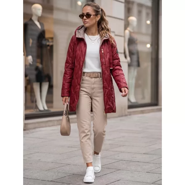  Geaca de dama DSTREET TY5771 BURGUNDIA 
