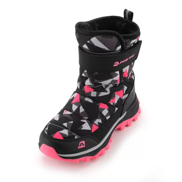  Oameni de zăpadă de iarnă pentru copii ALPINE PRO BERNO ROZ NEON 