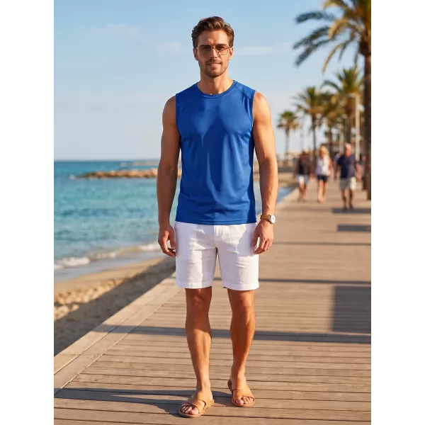  Maieu sport pentru bărbați MALFINI BREEZE 820 ALBASTRU REGAL 