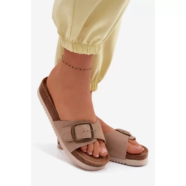  Papuci de damă BOTO 2833 KAKI 