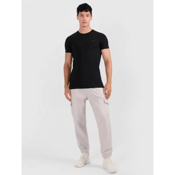  Tricou pentru bărbați 4F RMM00TTSHM3248 NEGRU ADÂNC 