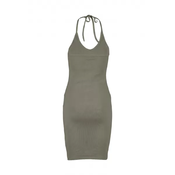  Rochie URBAN CLASSICS TB7547-18328 MĂSLINE PALID 