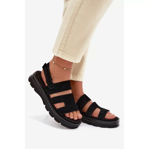  Sandale de dama BIG STAR SHOES TT274484 NEGRU 
