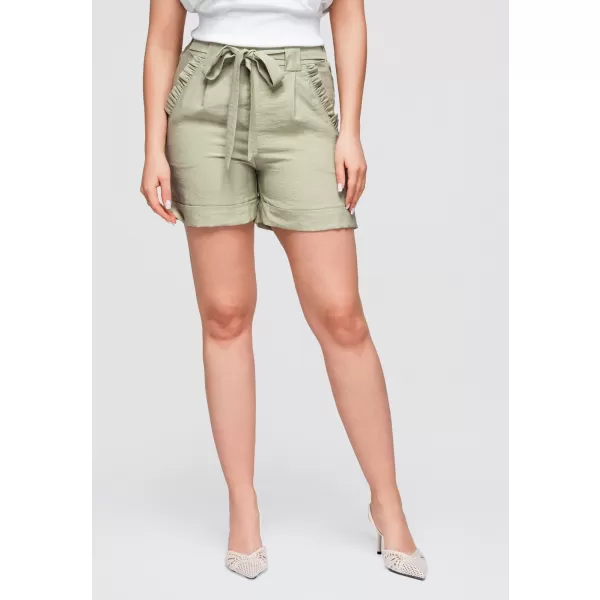  Pantaloni scurți de damă OMBRE OW-ST-E0006 KAKI 