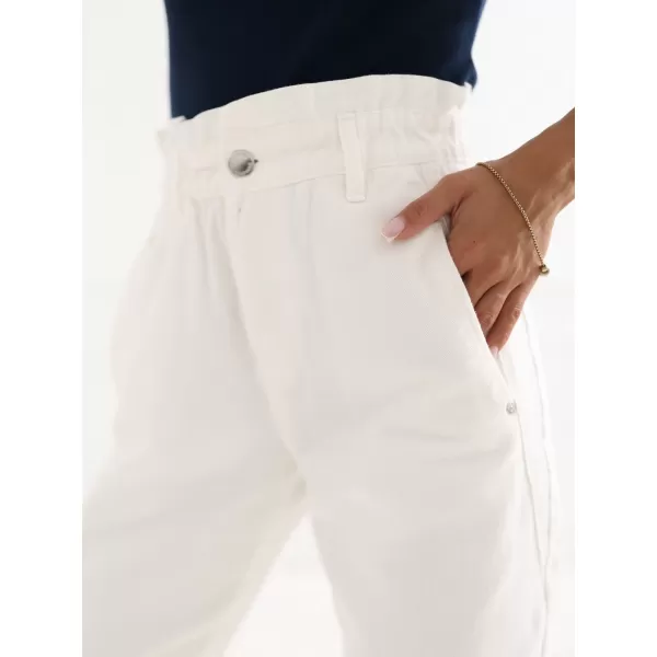  Pantaloni de dama SUBLEVEL D70059Z62399A1 ALB 